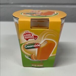 Good Humor Creamsicle Scented Candle - Orange & White